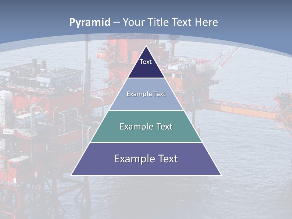 An Oil Rig In The Middle Of A Body Of Water PowerPoint Template