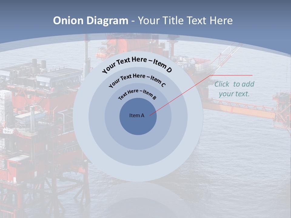 An Oil Rig In The Middle Of A Body Of Water PowerPoint Template