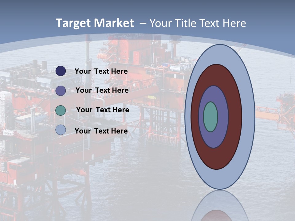 An Oil Rig In The Middle Of A Body Of Water PowerPoint Template