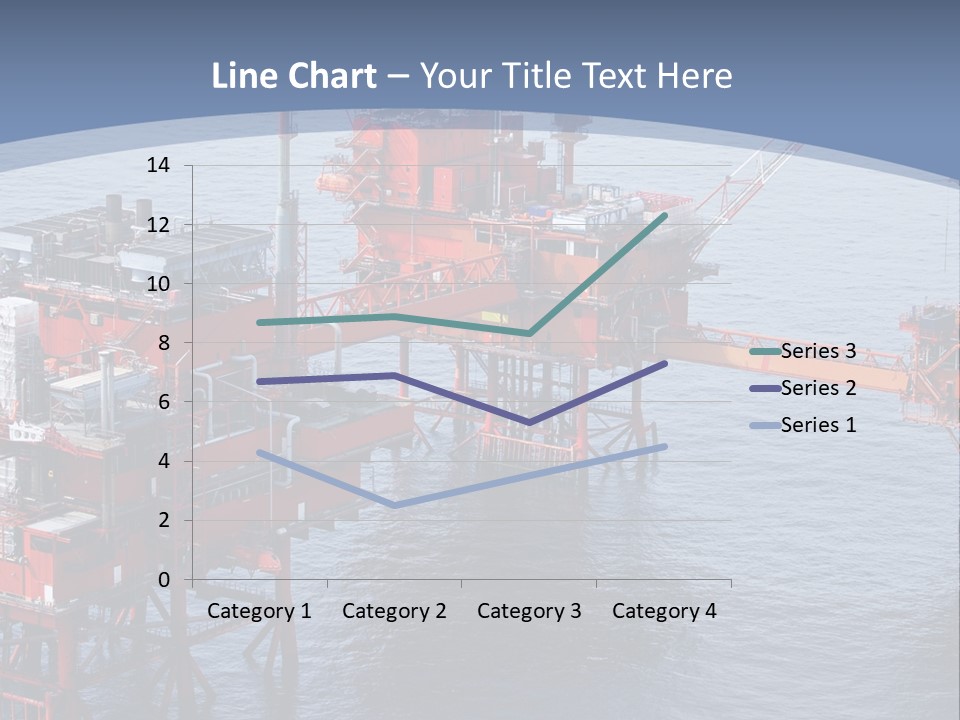 An Oil Rig In The Middle Of A Body Of Water PowerPoint Template