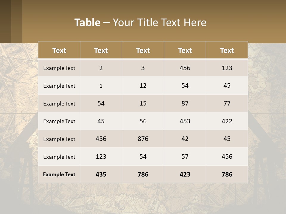 A Flag On A Map With People Silhouettes In The Background PowerPoint Template