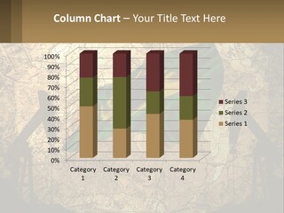 A Flag On A Map With People Silhouettes In The Background PowerPoint Template