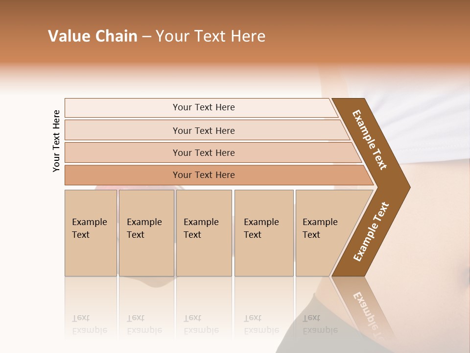 A Pregnant Woman Holding An Apple In Her Hand PowerPoint Template