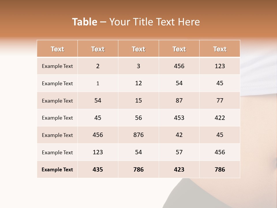 A Pregnant Woman Holding An Apple In Her Hand PowerPoint Template