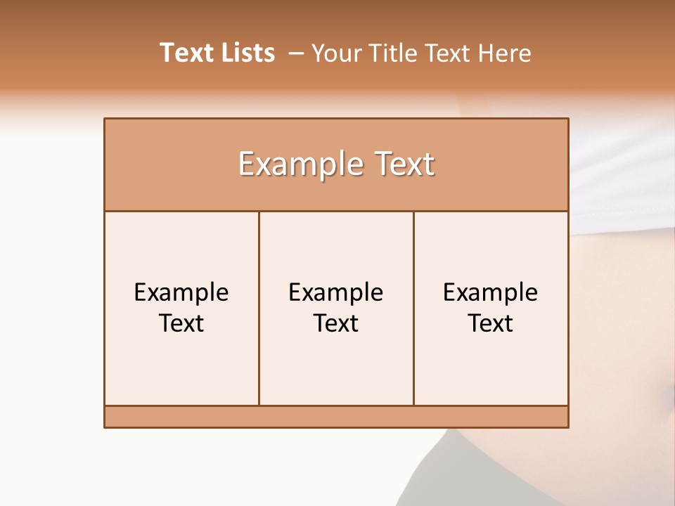A Pregnant Woman Holding An Apple In Her Hand PowerPoint Template
