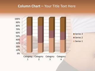 A Pregnant Woman Holding An Apple In Her Hand PowerPoint Template