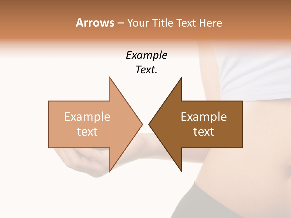 A Pregnant Woman Holding An Apple In Her Hand PowerPoint Template