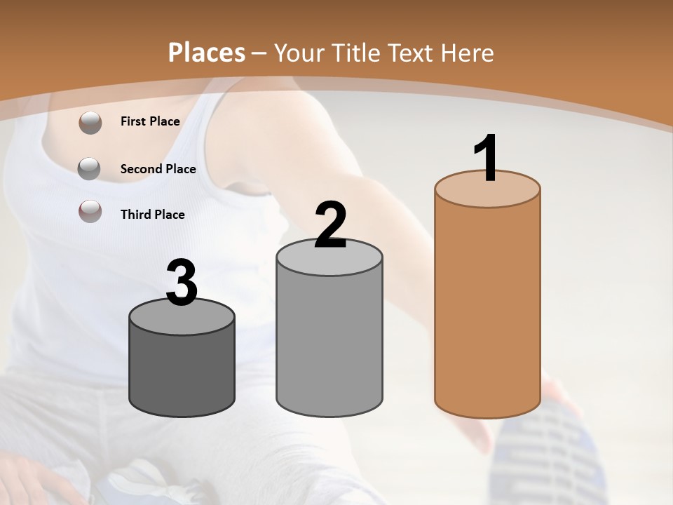 A Woman Is Sitting On The Floor With Her Feet Up PowerPoint Template