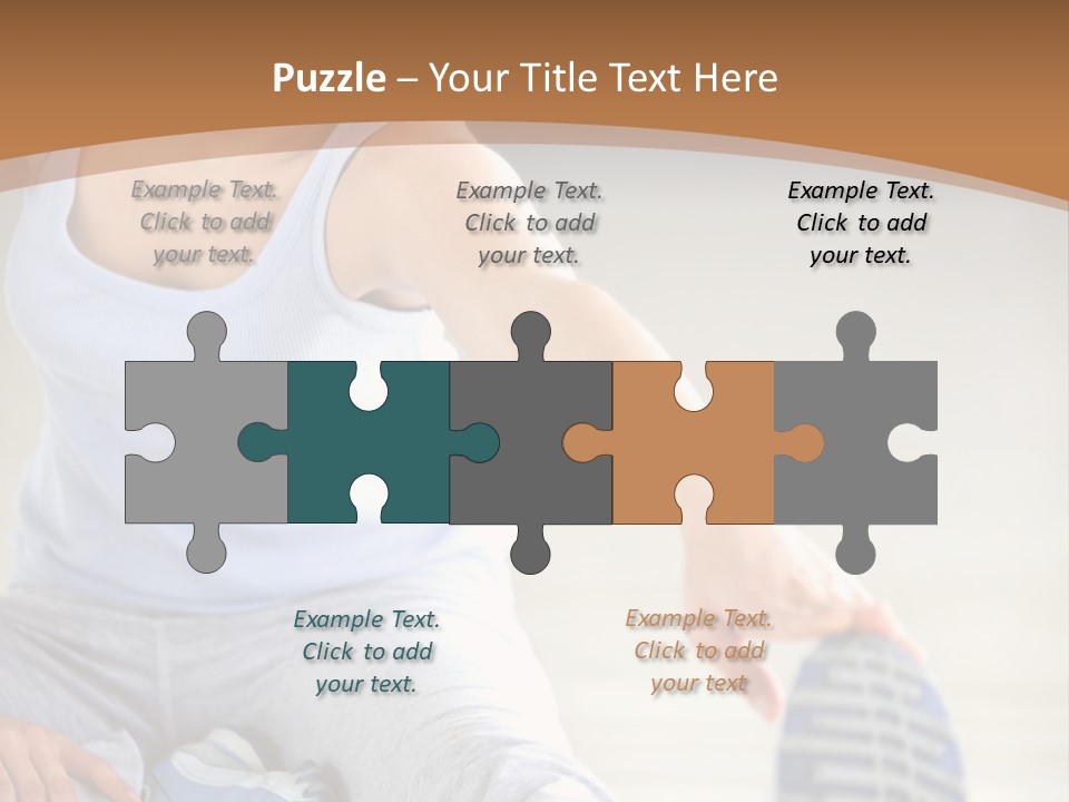 A Woman Is Sitting On The Floor With Her Feet Up PowerPoint Template