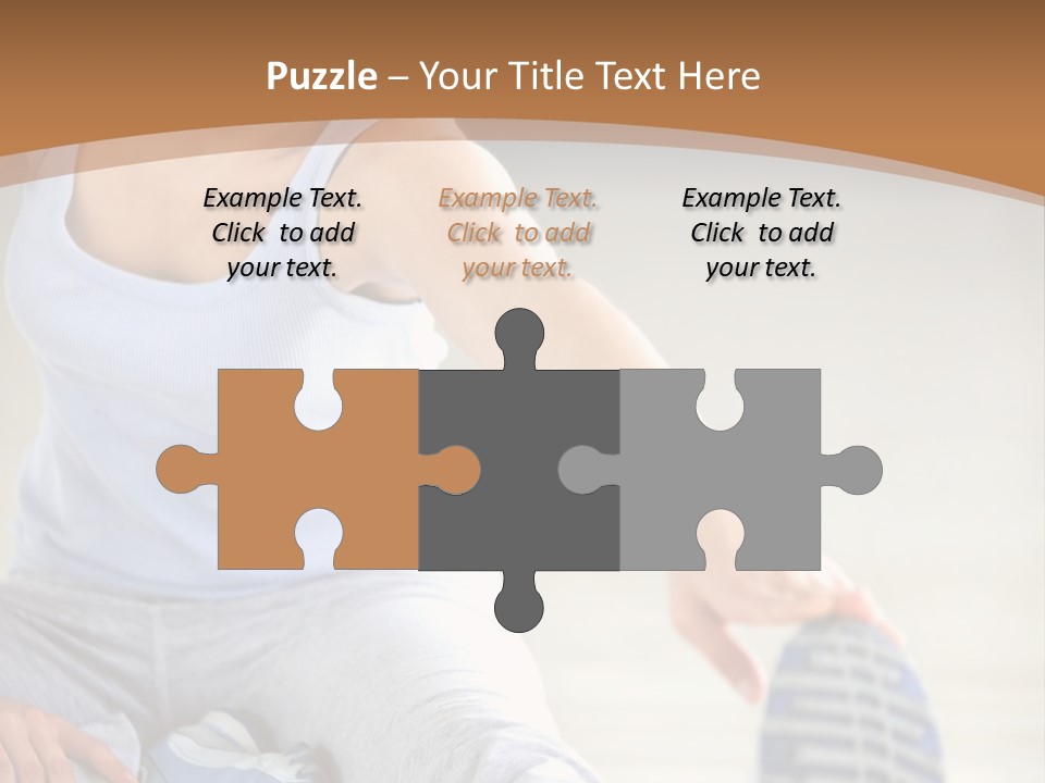 A Woman Is Sitting On The Floor With Her Feet Up PowerPoint Template