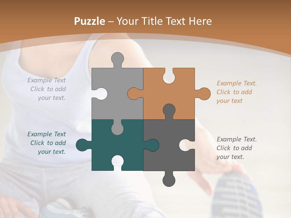 A Woman Is Sitting On The Floor With Her Feet Up PowerPoint Template