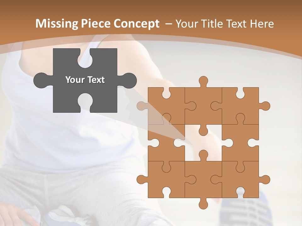 A Woman Is Sitting On The Floor With Her Feet Up PowerPoint Template