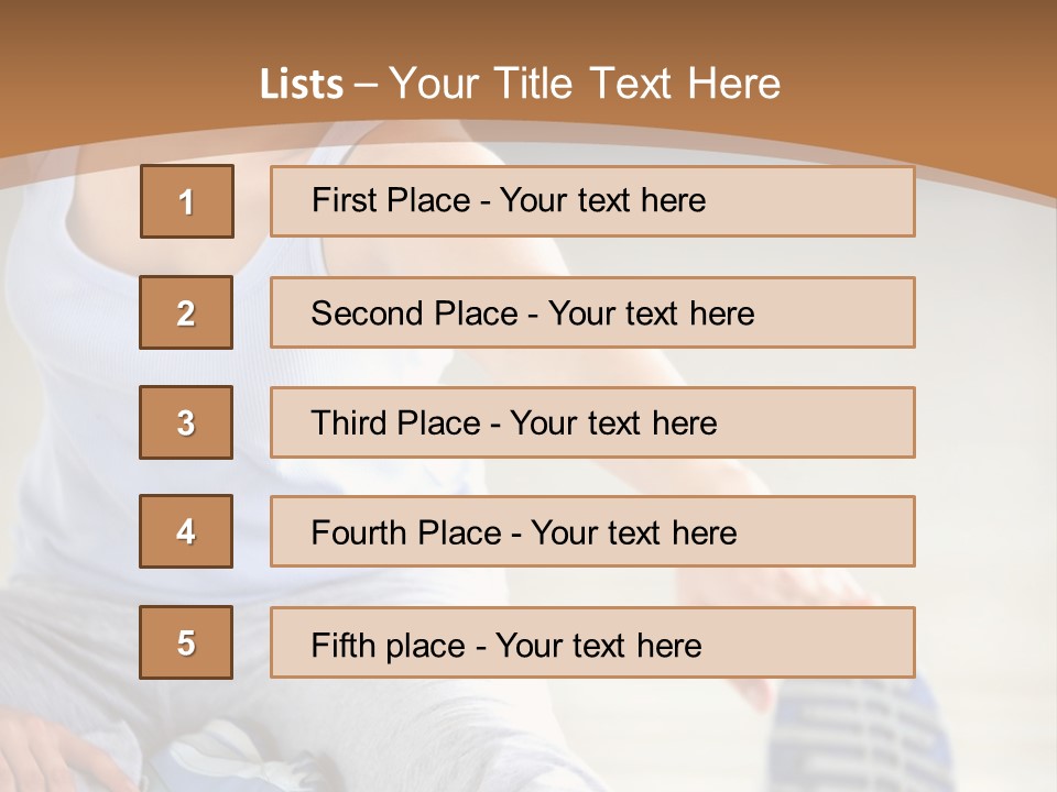 A Woman Is Sitting On The Floor With Her Feet Up PowerPoint Template