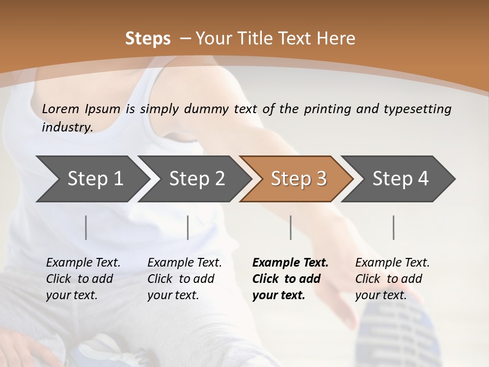 A Woman Is Sitting On The Floor With Her Feet Up PowerPoint Template