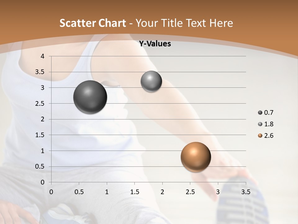 A Woman Is Sitting On The Floor With Her Feet Up PowerPoint Template