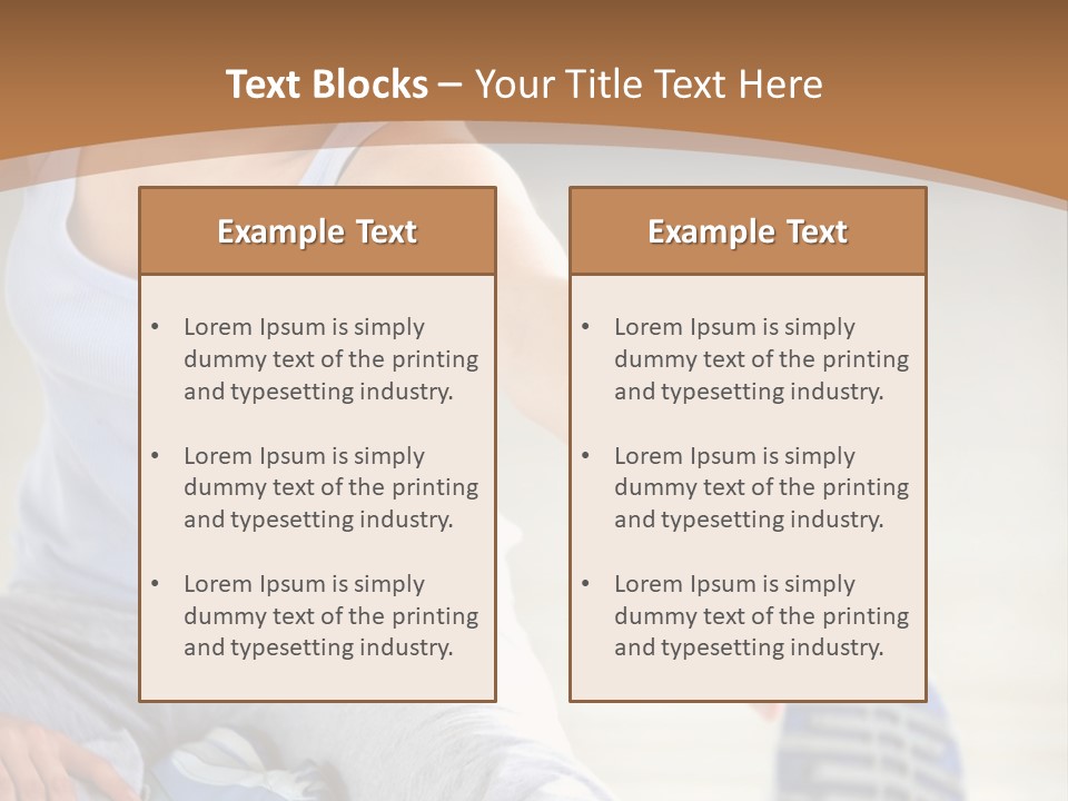 A Woman Is Sitting On The Floor With Her Feet Up PowerPoint Template