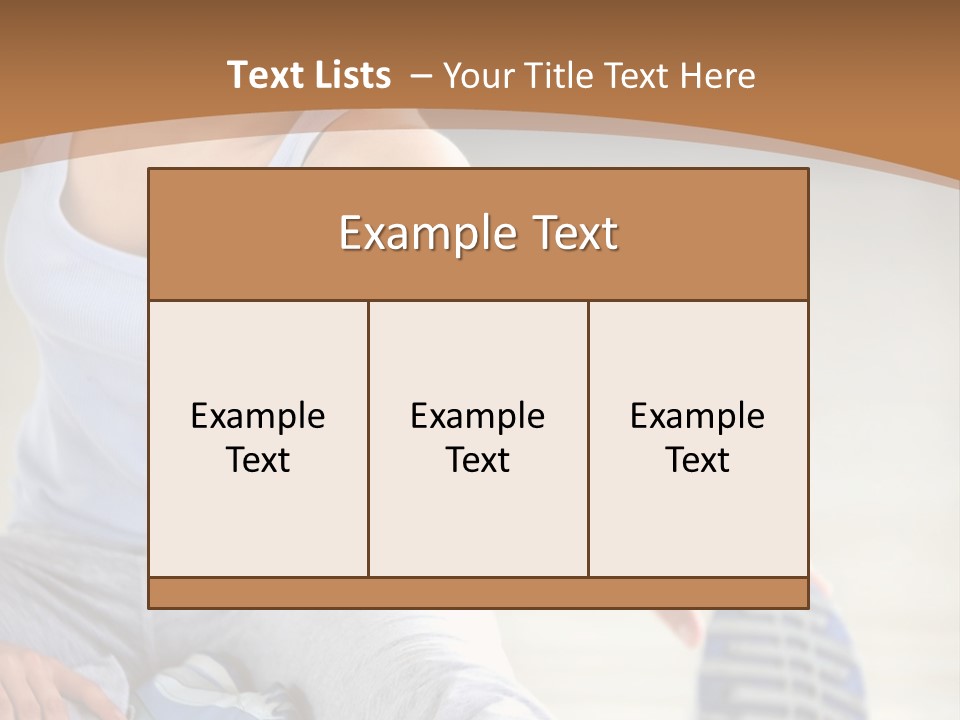 A Woman Is Sitting On The Floor With Her Feet Up PowerPoint Template