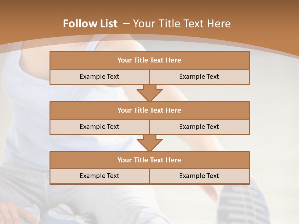 A Woman Is Sitting On The Floor With Her Feet Up PowerPoint Template