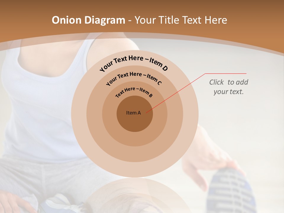 A Woman Is Sitting On The Floor With Her Feet Up PowerPoint Template