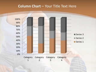 A Woman Is Sitting On The Floor With Her Feet Up PowerPoint Template