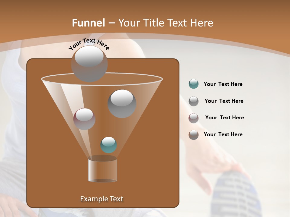 A Woman Is Sitting On The Floor With Her Feet Up PowerPoint Template