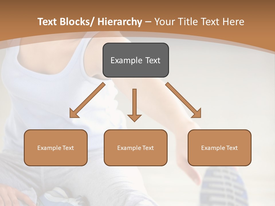 A Woman Is Sitting On The Floor With Her Feet Up PowerPoint Template