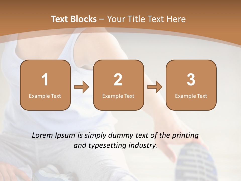 A Woman Is Sitting On The Floor With Her Feet Up PowerPoint Template