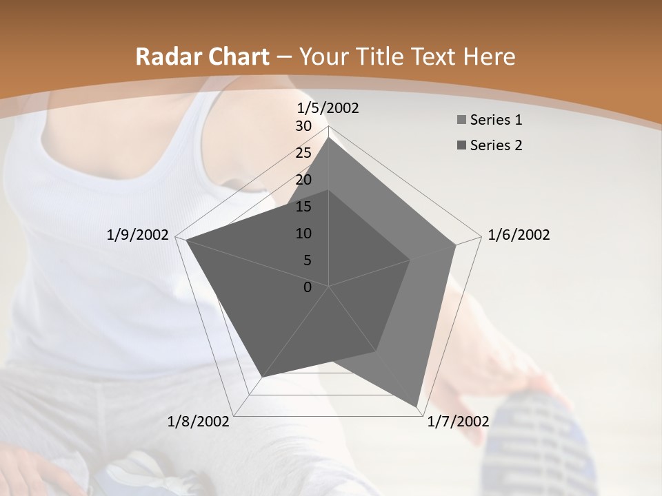 A Woman Is Sitting On The Floor With Her Feet Up PowerPoint Template
