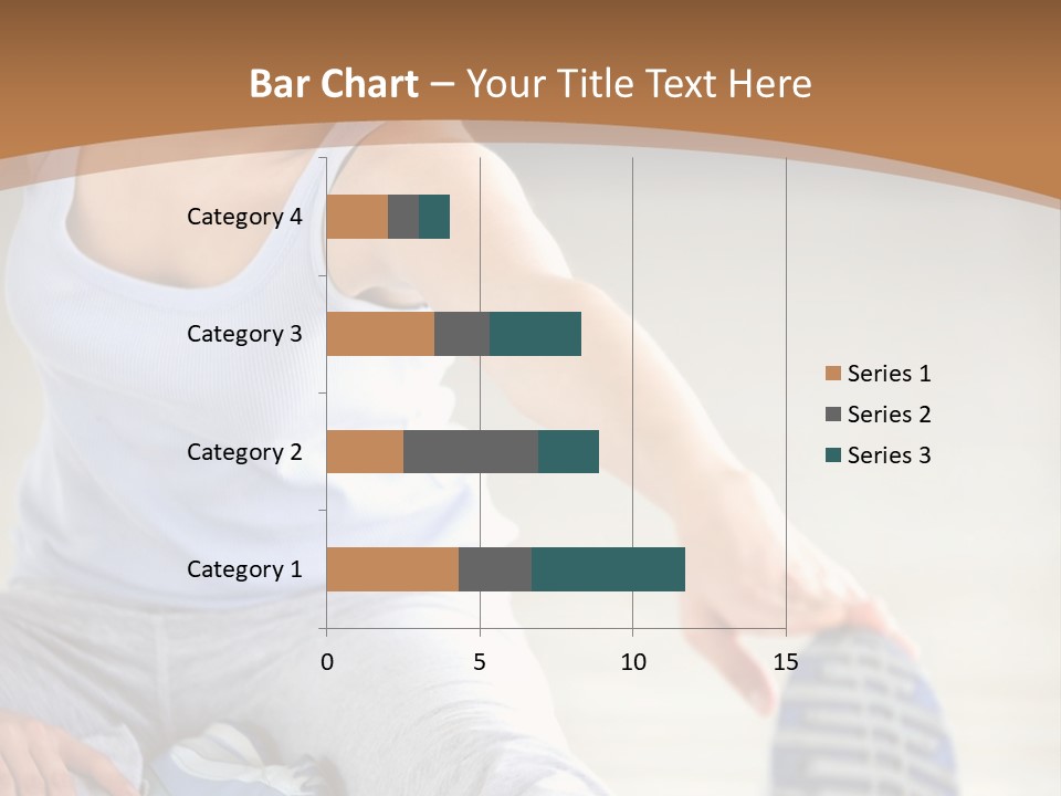 A Woman Is Sitting On The Floor With Her Feet Up PowerPoint Template