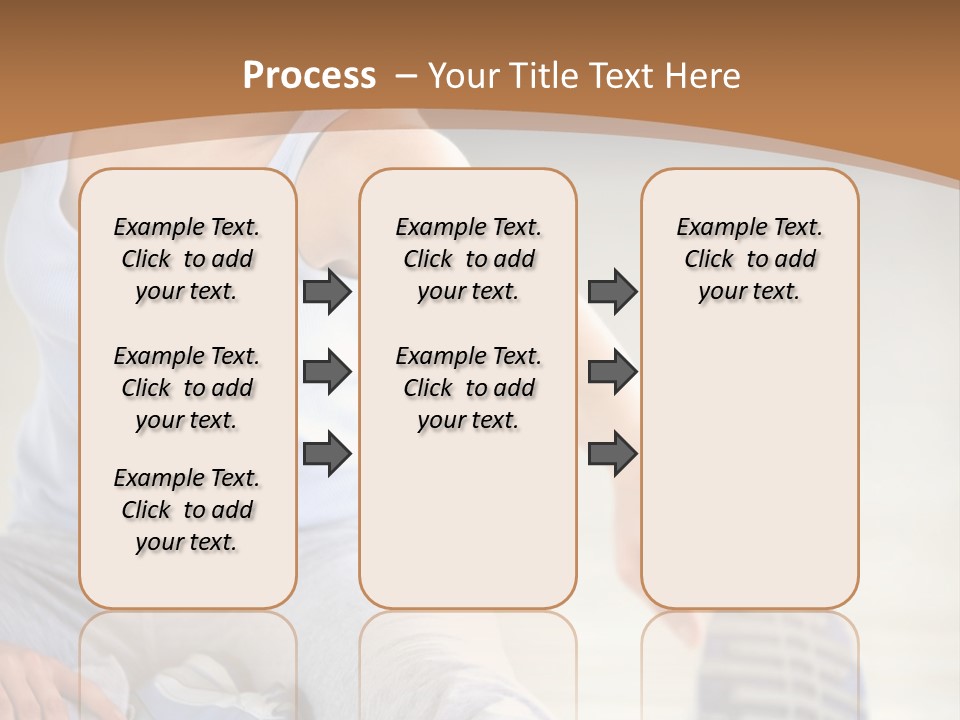 A Woman Is Sitting On The Floor With Her Feet Up PowerPoint Template