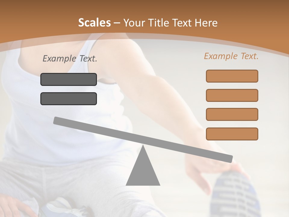 A Woman Is Sitting On The Floor With Her Feet Up PowerPoint Template