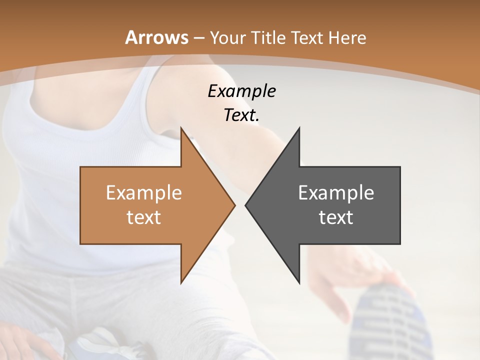 A Woman Is Sitting On The Floor With Her Feet Up PowerPoint Template