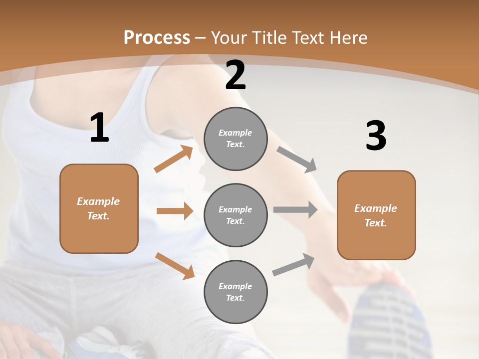 A Woman Is Sitting On The Floor With Her Feet Up PowerPoint Template