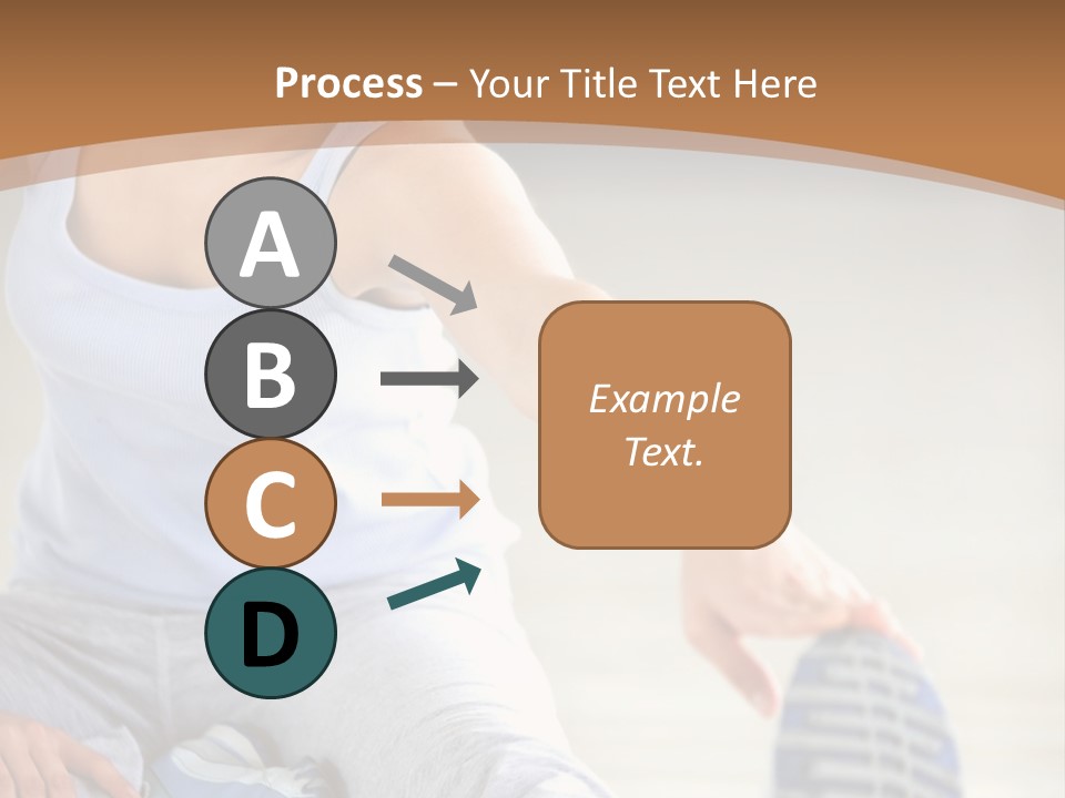 A Woman Is Sitting On The Floor With Her Feet Up PowerPoint Template