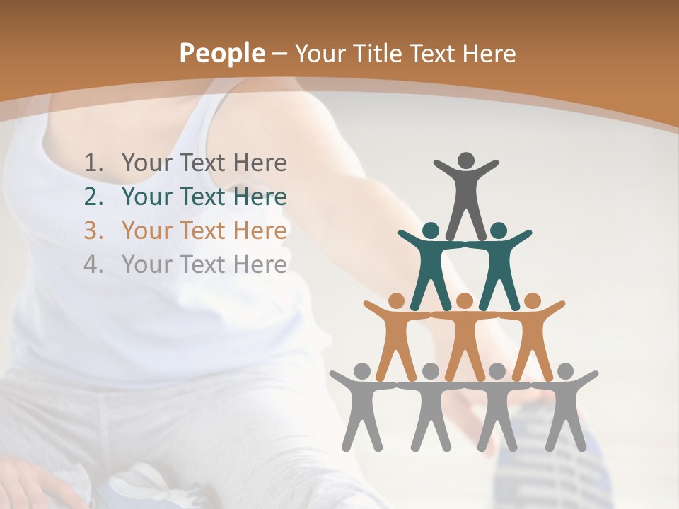 A Woman Is Sitting On The Floor With Her Feet Up PowerPoint Template