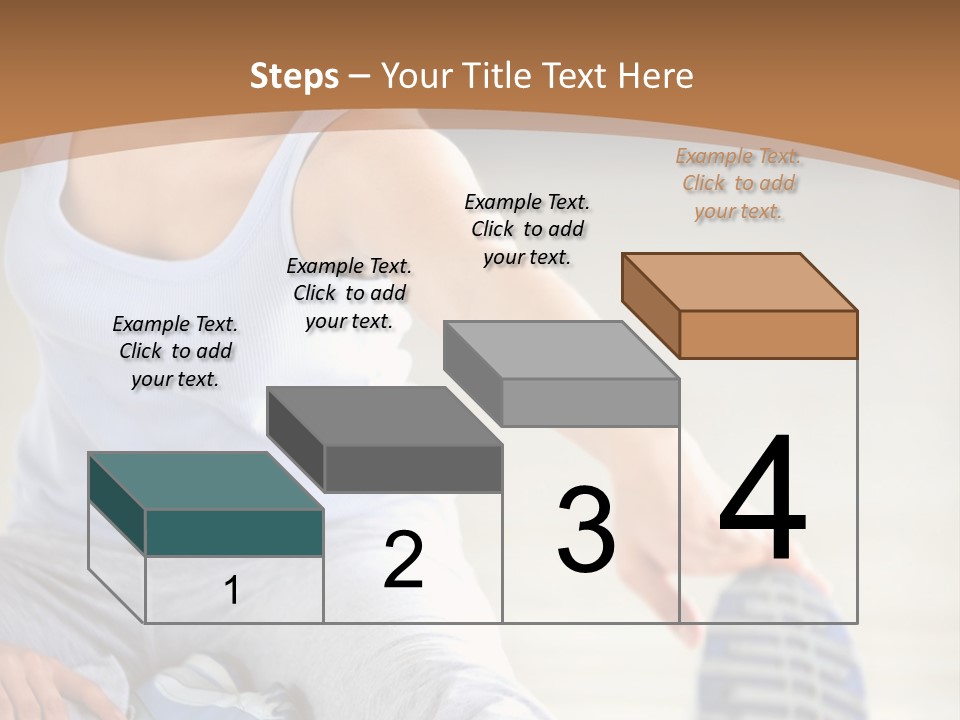 A Woman Is Sitting On The Floor With Her Feet Up PowerPoint Template