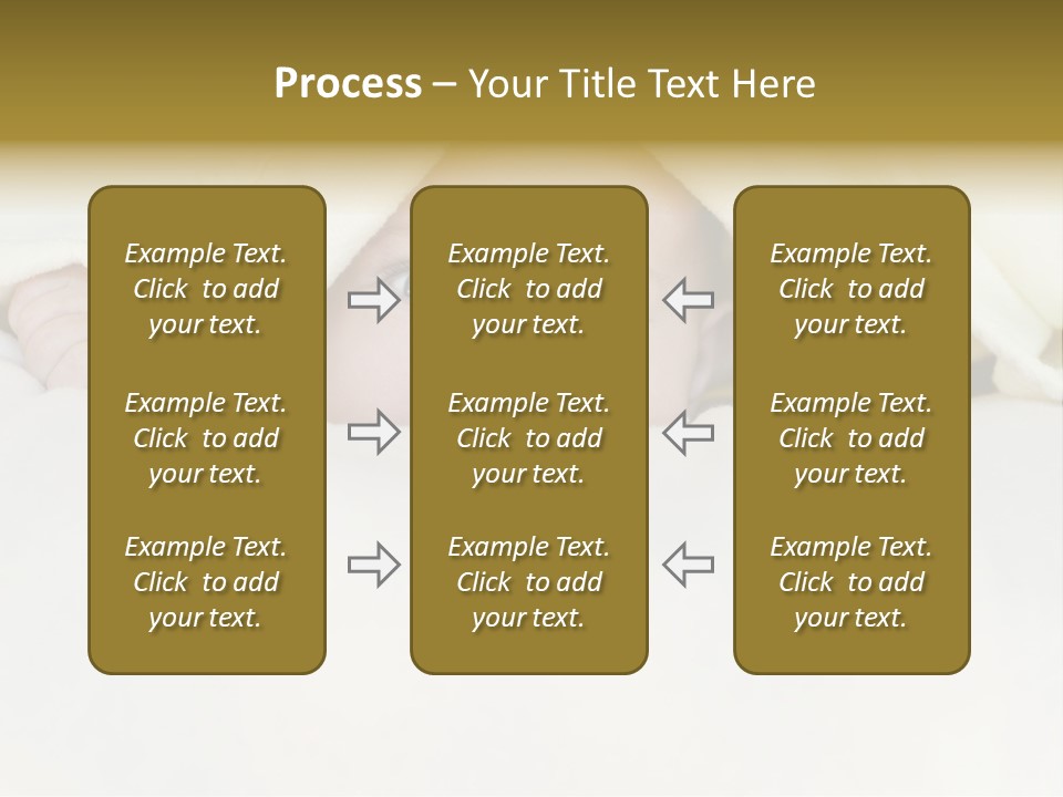 A Baby Peeking Out From Under A Blanket PowerPoint Template