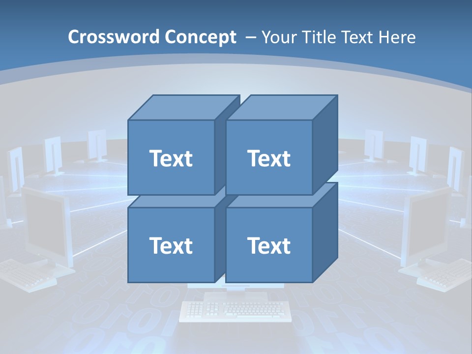A Laptop Computer Sitting On Top Of A Table PowerPoint Template