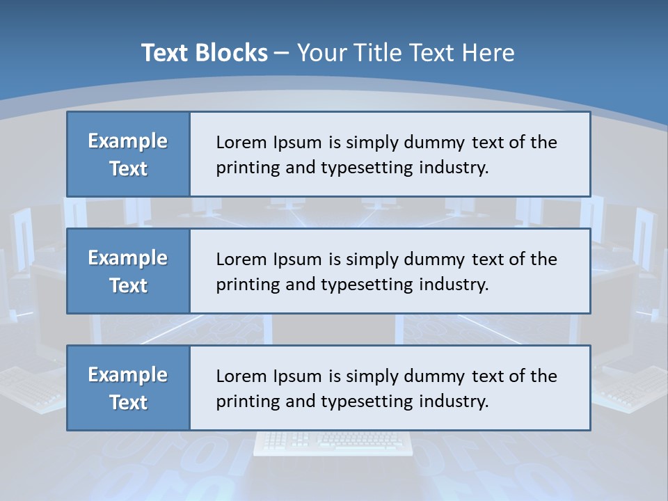 A Laptop Computer Sitting On Top Of A Table PowerPoint Template
