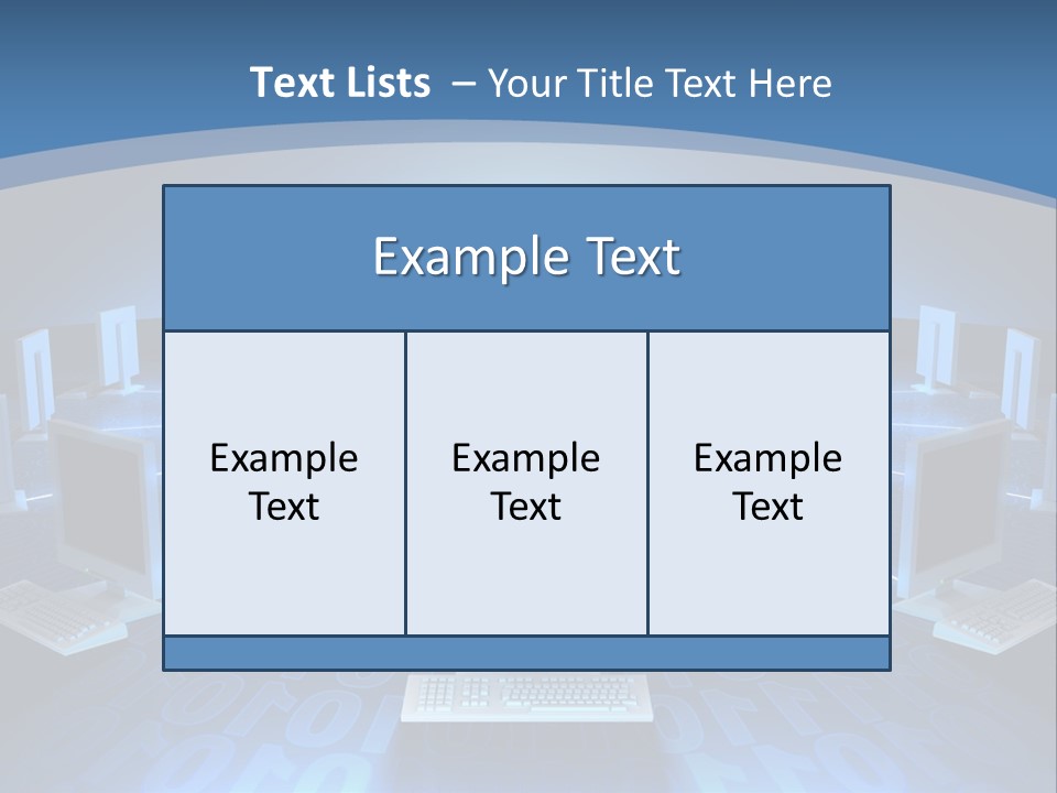 A Laptop Computer Sitting On Top Of A Table PowerPoint Template