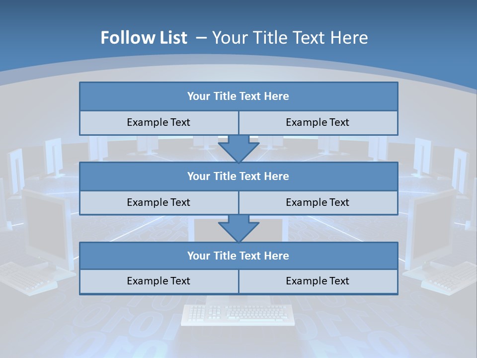 A Laptop Computer Sitting On Top Of A Table PowerPoint Template