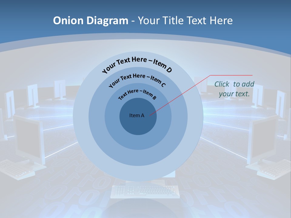 A Laptop Computer Sitting On Top Of A Table PowerPoint Template