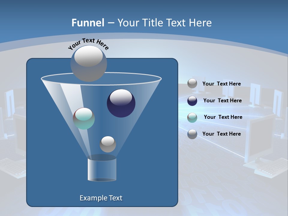 A Laptop Computer Sitting On Top Of A Table PowerPoint Template