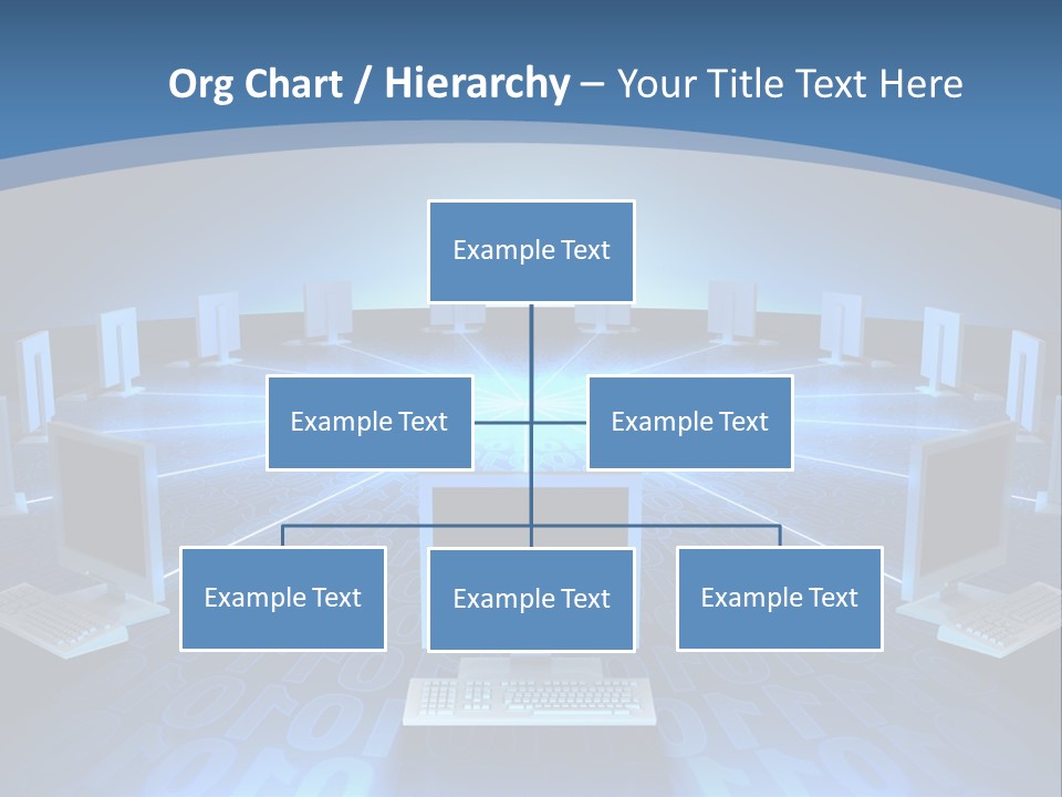 A Laptop Computer Sitting On Top Of A Table PowerPoint Template
