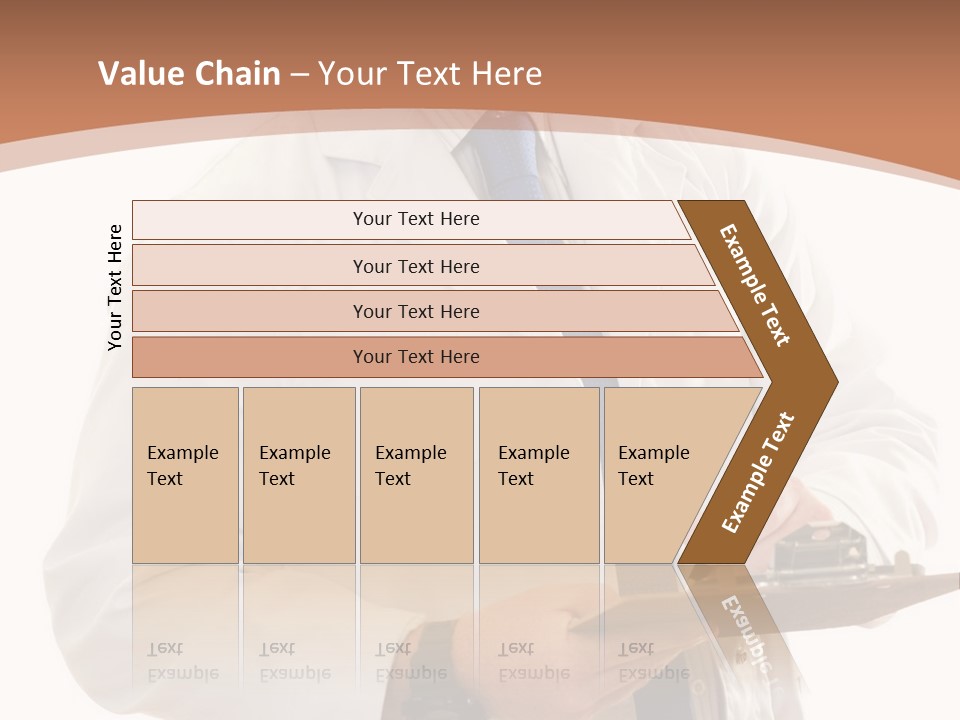 A Man In A Lab Coat Writing On A Clipboard PowerPoint Template