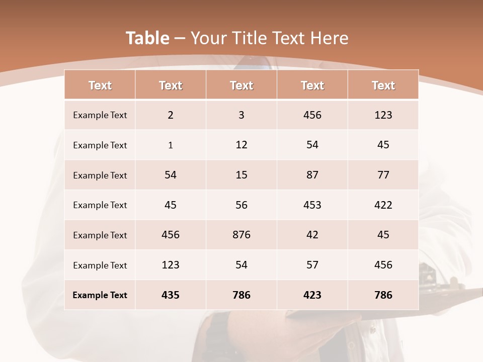 A Man In A Lab Coat Writing On A Clipboard PowerPoint Template