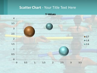 A Group Of People In A Swimming Pool PowerPoint Template