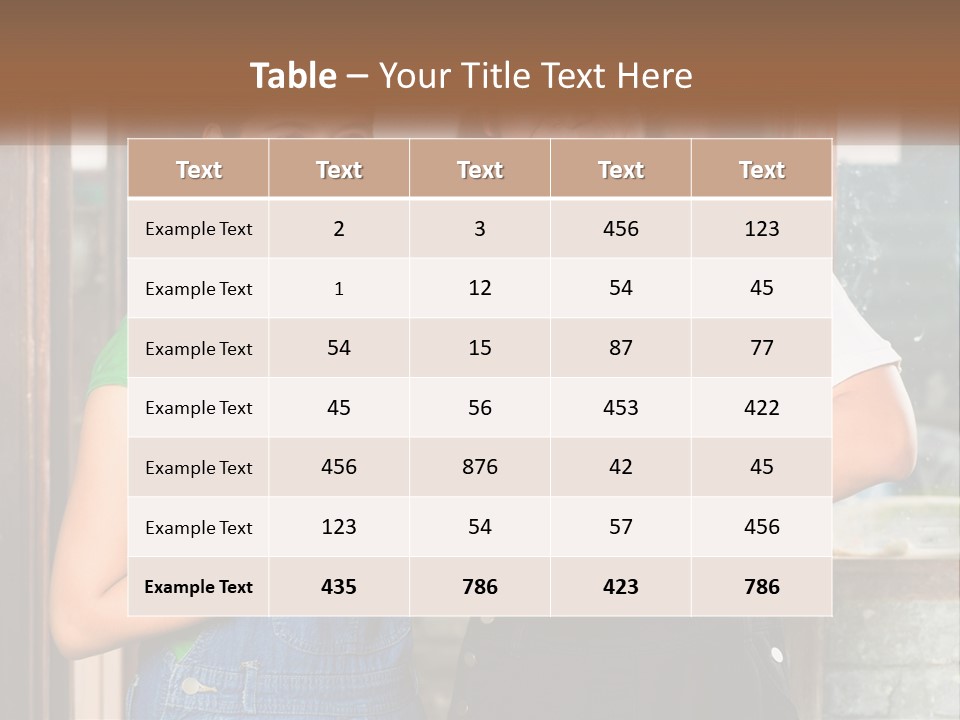 A Man And A Woman Are Holding A Bottle PowerPoint Template