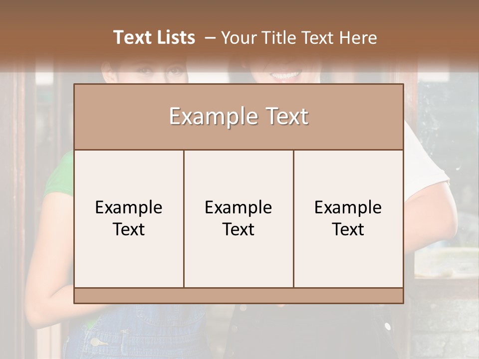 A Man And A Woman Are Holding A Bottle PowerPoint Template