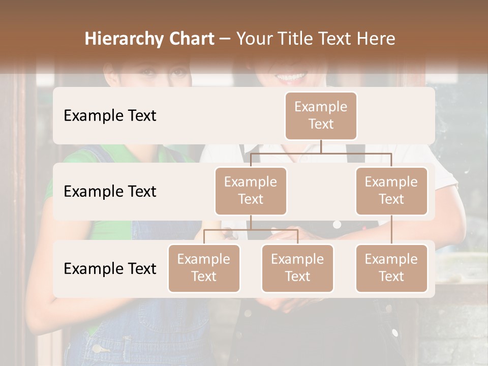 A Man And A Woman Are Holding A Bottle PowerPoint Template